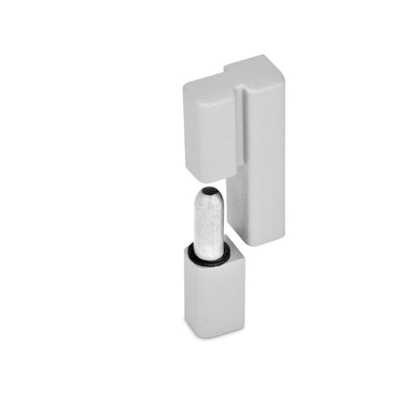 J.W. Winco GN161.2-32-63-L-M5-SR Hinge Silver - 161.2-32-63-M5-L-SR