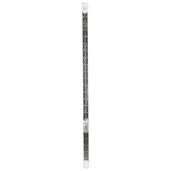 Prosource Continuous Hinge, 180 deg, Steel, Bright Nickel, 1.5 in x 48 in - LR-035-PS