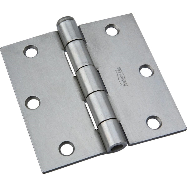 National 3-1/2 In. Steel Removable Pin Broad Hinge - N139873
