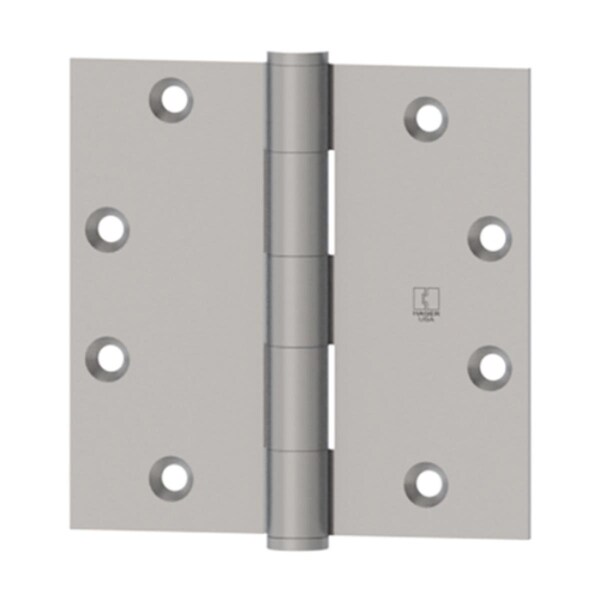 Hager Hinge 4 x 4 in. Steel Mortise Hinge - Satin Chrome - 1279426D.BX