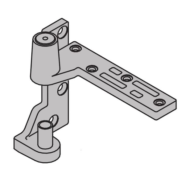 Ives Satin Brass Painted Pivot 7215BTMSP4RH - 7215BTMSP4RH