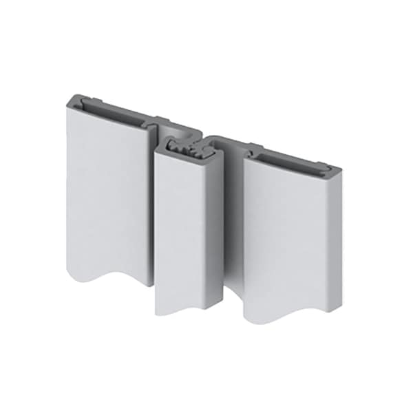 Hager Full Surface Continuous Geared Hinge, Heavy Duty, 83-in, Satin Aluminum Clear Anodized Finish - 780-057HD 83 CLR
