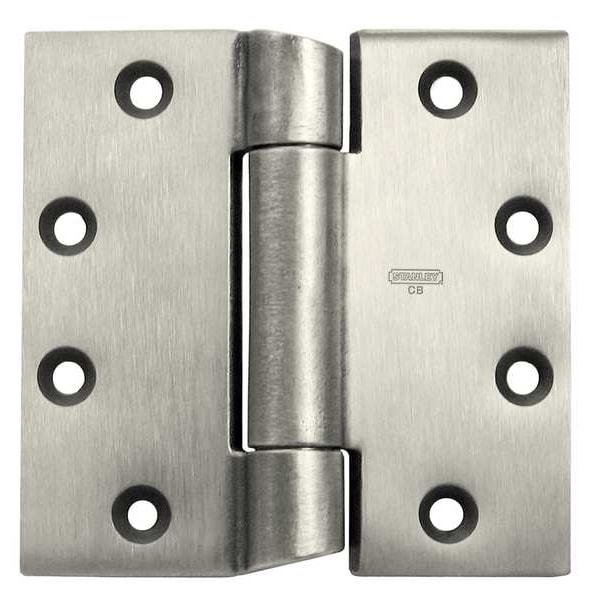 Best Door and Butt Hinge, Stainless Steel, Full Mortise Mounting, 1 7/8 in Leaf W x 4 1/2 in Leaf H - IHTCB1995 4 5XSRS DOOR HINGE USP  STS