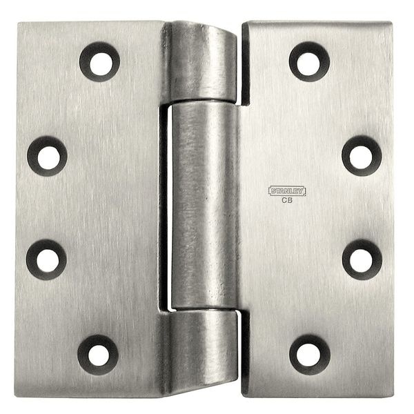 Best Door and Butt Hinge, Stainless Steel, Full Mortise Mounting, 1 7/8 in Leaf W x 4 1/2 in Leaf H - IHTCB1995 4 5XSRS DOOR HINGE USP  STS