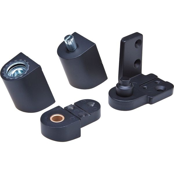 Kaba Ilco Pivot Hinge, Diecast Aluminum, Half Surface Mounting, 1 7/16 in Leaf W x 2 11/16 in Leaf H - IL-OP-13-LH-DU SETS