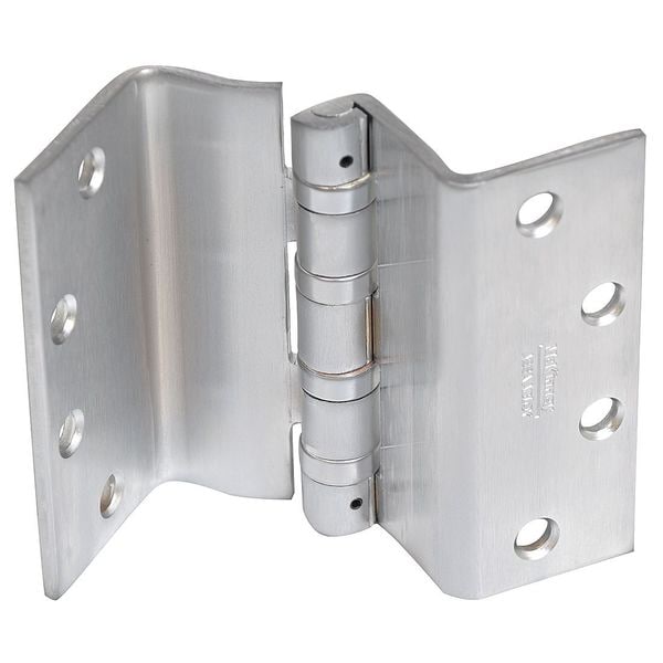 Mckinney Butt Hinge, Stainless Steel, Swing Clear Mounting, 2 3/16 in Leaf W x 4 1/2 in Leaf H - HT4A3395 32D 4-1/2" NRP