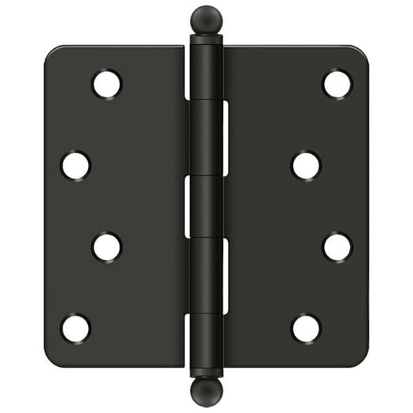 Deltana Oil Rubbed Bronze Door and Butt Hinge - S44R410B-BT