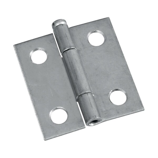National Mfg Sales 1.5 in. Steel Door Hinges, 2PK - 5701404