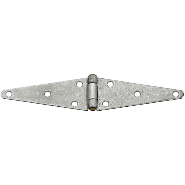 National 2.43 In. x 6 In. Galvanized Heavy-Duty Strap Hinge - N128322