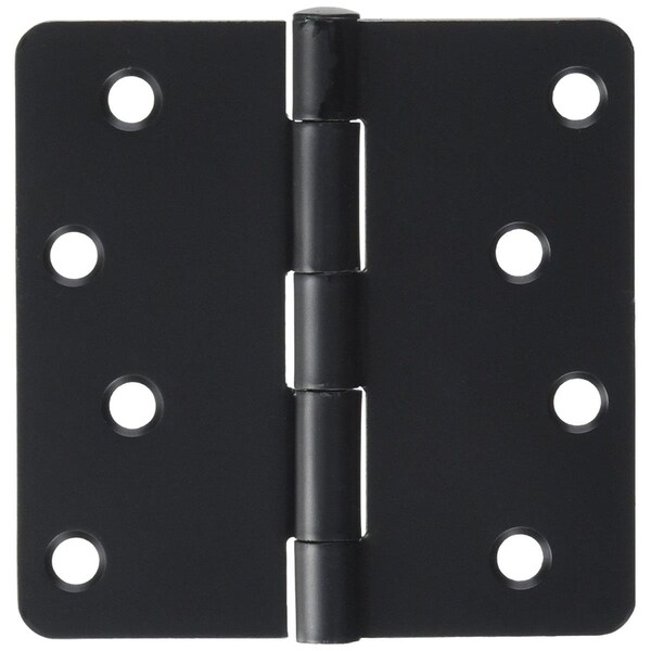 Patioplus 4 x 4 x 0.25 in. Radius Hinge Residential Steel-US1B - PA3240043