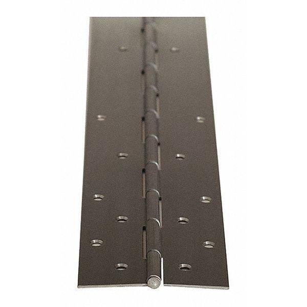 Best Piano Hinge, Stainless Steel, Full Mortise Mounting, 2 3/16 in Leaf W x 83 1/8 in Leaf H, Satin - 651HDULFMCONTHINGE7'0"32DSTS