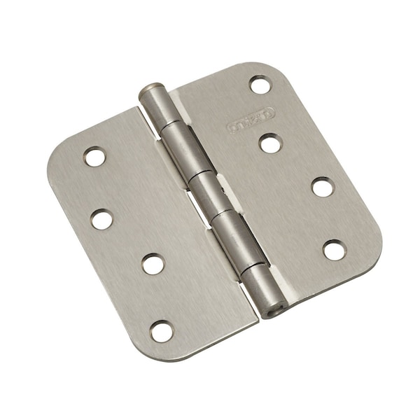 Richelieu 2Pack 4inch 102 mm Full Mortise Butt Hinge, Brushed Nickel - 1822NBNRPB