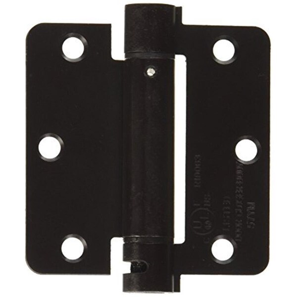Patioplus 3.5 x 3.5 x 0.25 in. Spring Hinge Steel - Oil Rubbed Bronze - PA829760