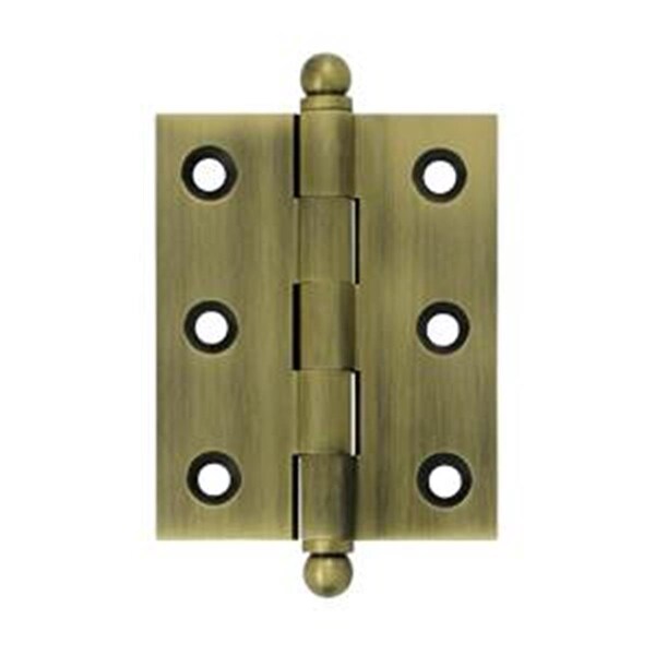 Patioplus 2.5 x 2 in. Hinge with Ball Tips- Antique - PA3850933