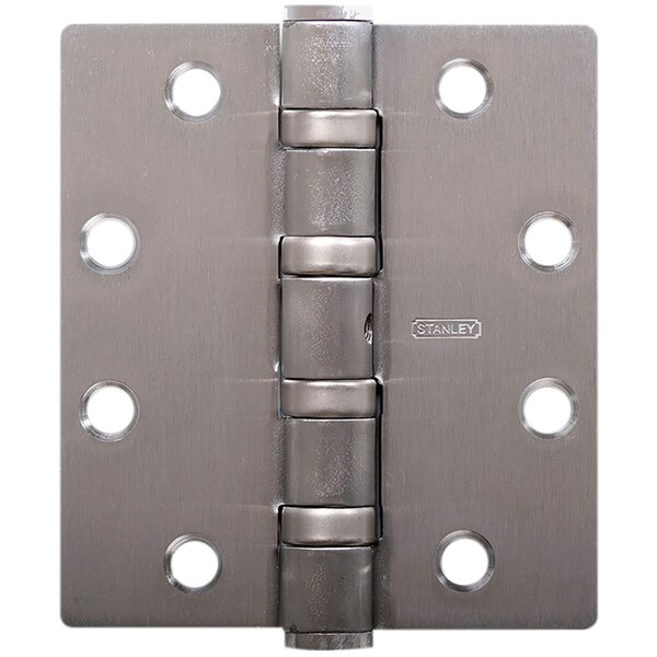 Stanley Ball Butt Hinge, 4-1/2" x 5", US26D, Non-Ferrous Heavy - FBB199 5X4-1/2 26D