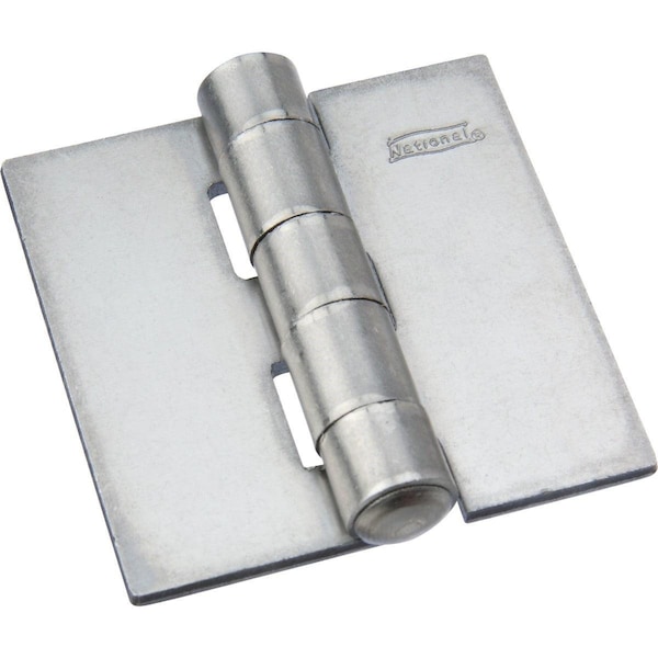 National 2 In. Square Plain Steel Weldable Door Hinge - N273888