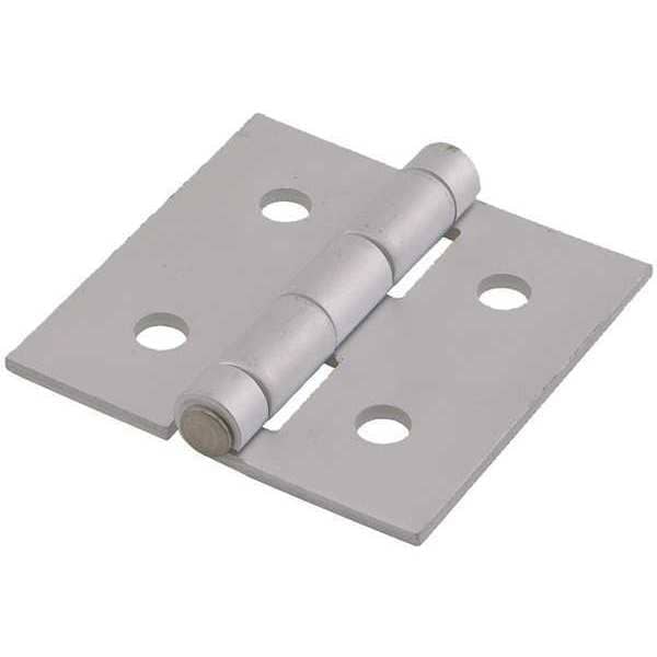 80/20 Door and Butt Hinge, Bronze, 3 in Leaf W x 3 in Leaf H, Anodized Aluminum - 2085