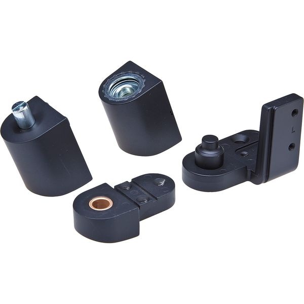 Kaba Ilco Pivot Hinge, Diecast Aluminum, Half Surface Mounting, 1 7/16 in Leaf W x 2 11/16 in Leaf H - IL-OP-13-RH-DU SETS