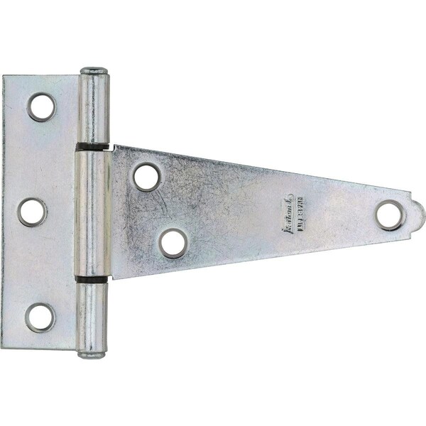 National 4 In. Zinc-Plated Steel Heavy-Duty Tee Hinge - N129023