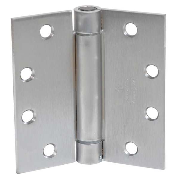Mckinney Door and Butt Hinge, Steel, Full Mortise Mounting, 2 1/4 in Leaf W x 4 1/2 in Leaf H - 1502 4-1/2" X 4-1/2" 26D