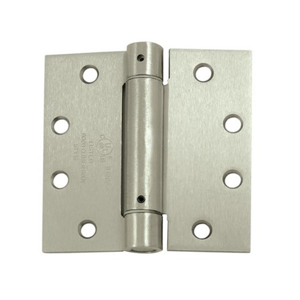 Patioplus 4.5 x 4.5 in. Spring Hinge, Satin Nickel - Steel - PA563168