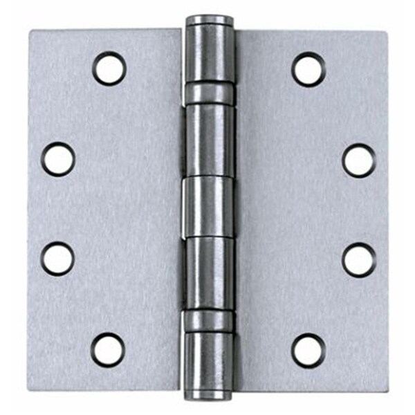 Apendices 4 in. 32D Ball Bearing Hinge with Removable Pin, Satin Stainless Steel - AP2157644