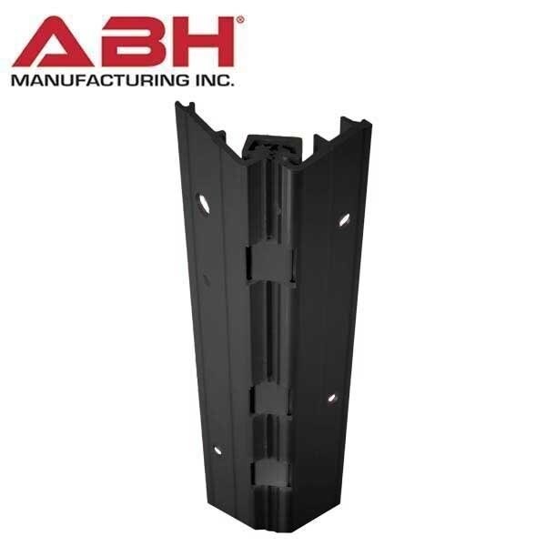 Abh 95" A575HD Full Surface Aluminum Continuous Geared Hinge, 1/16" Inset, narrow frame , Countersink, fr - ABH-A575-HD-B-095