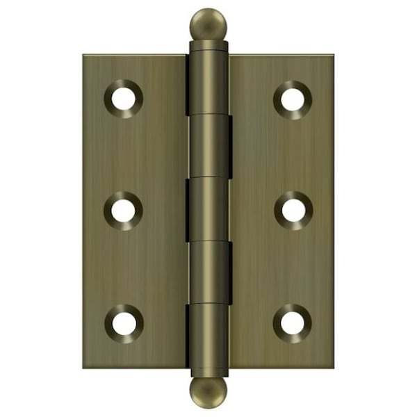 Deltana Antique Brass Door and Butt Hinge, Holes per Leaf: 3 - CH2520U5