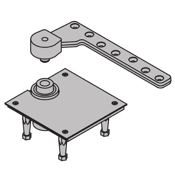 Ives Aluminum Painted Pivot 7245FBTMSP28 - 7245FBTMSP28