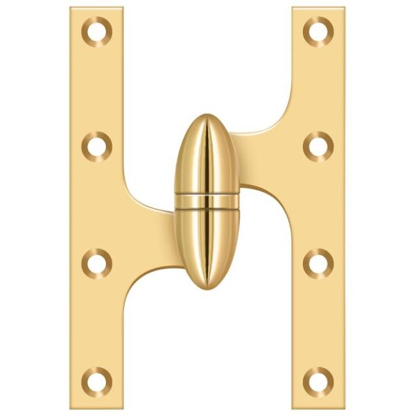 Deltana Lifetime Brass Door and Butt Hinge - OK6040BCR003-L