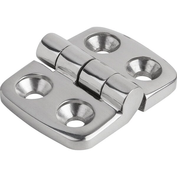 Kipp Hinge 38X30, Stainless High-Gloss Polished, Comp:Stainless, A1=11, 5, A2=11, 5, A3=19, A4=19 - K1343.04191212