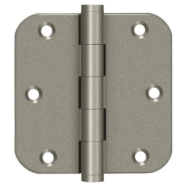 Deltana White Bronze Light Door and Butt Hinge, Holes per Leaf: 3 - DSB35R510WL-R