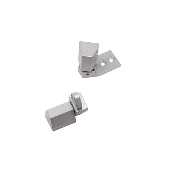 Global Door Controls Arch/Vistawall Style Offset Pivot Non-Handed in Aluminum - TH1109-AL
