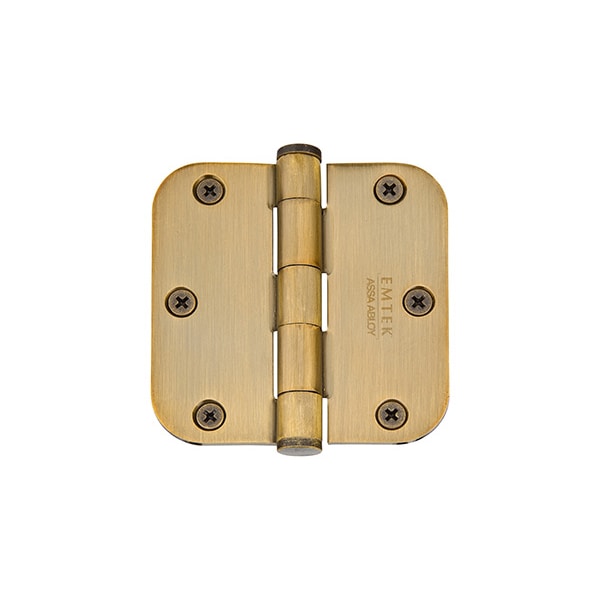 Emtek French Antique Brass Hinge 91033US7, Steel, Mortise Mounting, French Antique Brass - 91033US7