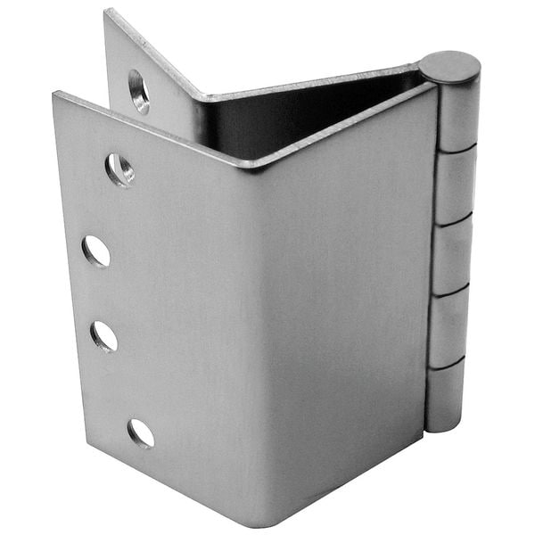 Best Swing Clear Hinge, Steel, Full Surface Mounting, 6 in Leaf W x 4 in Leaf H, Satin Brass - F248 3 5 SWG-CLR DOOR HINGE 4  STL