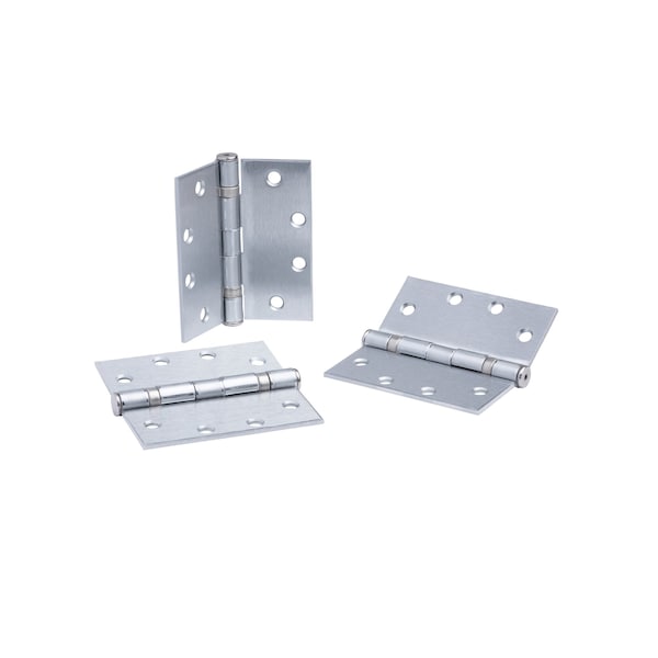 Global Door Controls 4.5 in Leaf W x 4.5 in Leaf H, Chrome - CP4545BB-26D-3