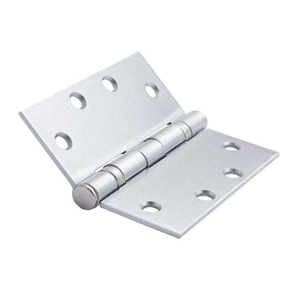 Global Door Controls 4.5 in Leaf W x 4.5 in Leaf H, Chrome - CP4545BB-26D-3
