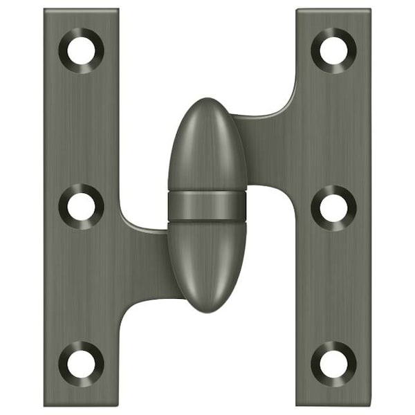 Deltana Antique Nickel Door and Butt Hinge - OK3025B15A-L