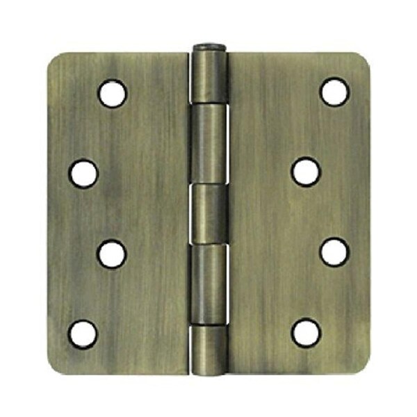 Patioplus 4 x 4 x 0.25 in. Radius Hinge Steel-US5 - PA3833431