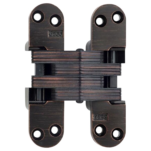 Soss Closer Invisible Hinge, 1-3/4 in Door Thickness, 20 Min UL Rated, US10B - 218ICUS10BL