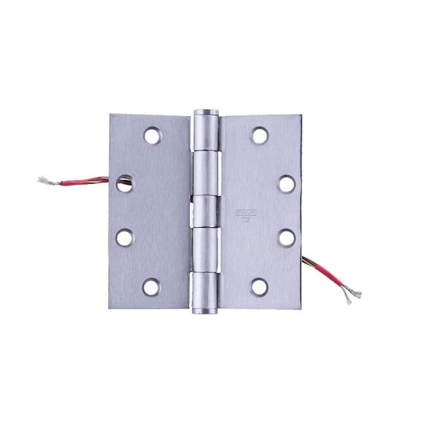 Stanley Security Five Knuckle Concealed Bearing Concealed Conductor Architectural Hinge, Brass, Bronze or Stainless S - CECB199-18 4-1/2X4-1/2 32D