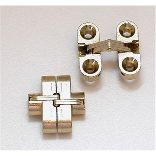 Soss 0.75 in. Light Duty Invisible Hinges, Satin Chrome - SS0204 26D