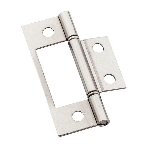 Homepage 3 in. Satin Nickel Steel Door Hinge, 10PK - HO1495247