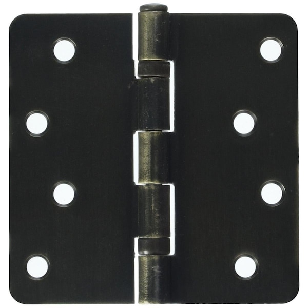 Patioplus 4 x 4 x 0.25 in. Radius Hinge Ball Bearings Steel, Antique Brass - PA829762