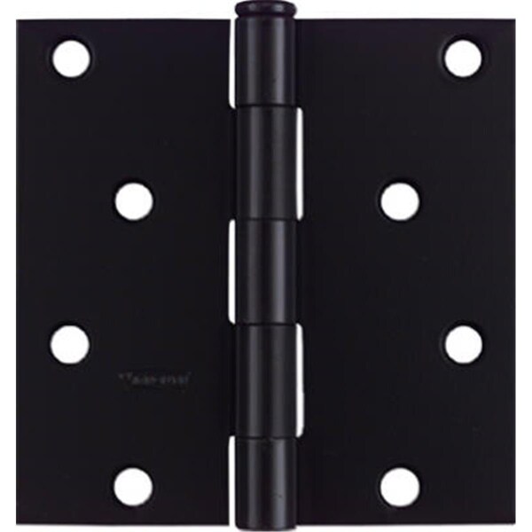 Greengrass N241-208 4 x 4 in. Black Square Corner Door Hinge - GR136117