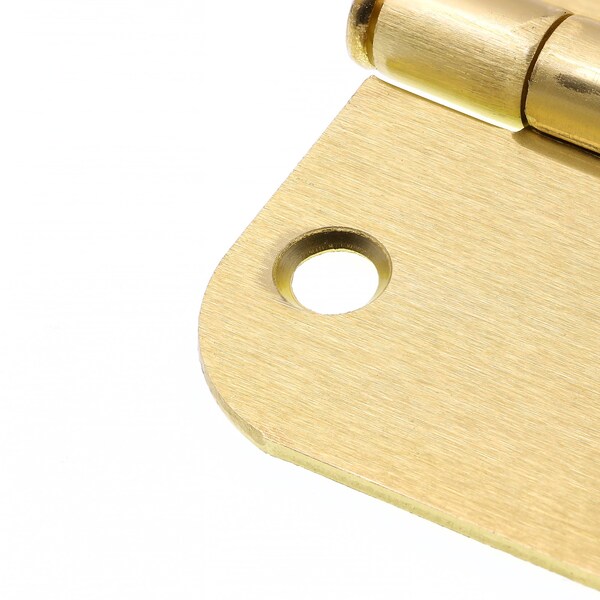 Prime-Line Door Hinge Residential Smooth Pivot, 3-1/2 in. with 5/8 in. Corners, Satin Brass 12 Pack - U 11508612