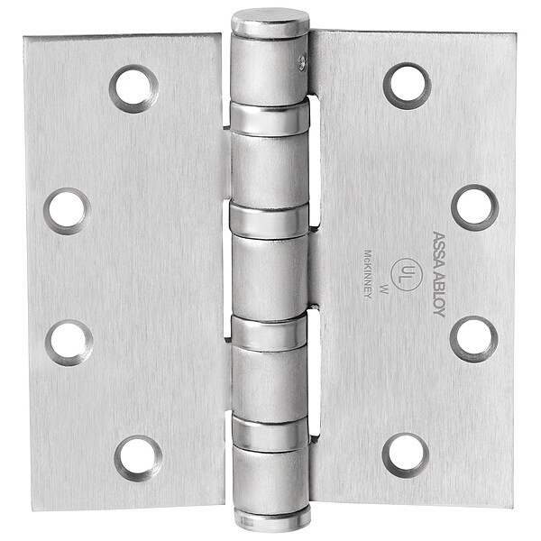 Mckinney Hinge, Screw-On Mounting, Ball Bearing - 4 1/2X4 1/2 T4A378626DNRP