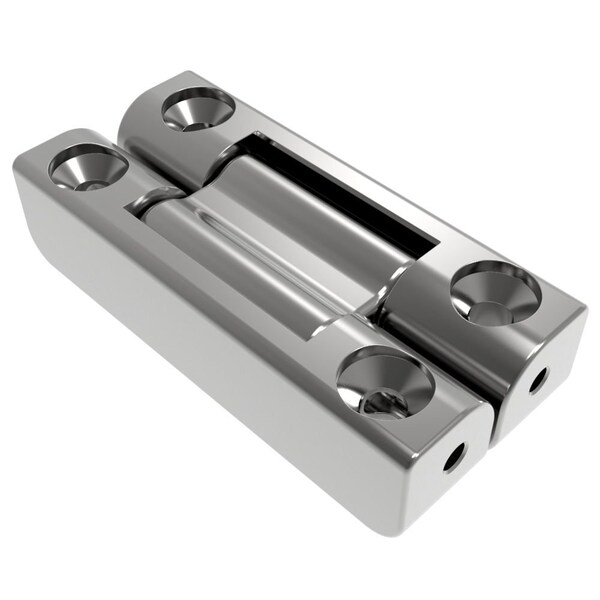 Southco Articulating Constant Torque Hinge, Free-Swinging, Stainless Steel, Bright - AH-2E-1200A2-24