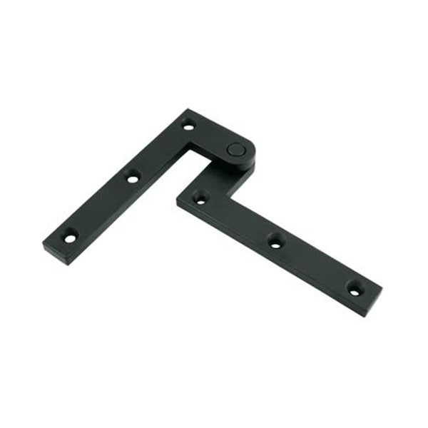 Patioplus 4.37 x 0.62 x 1.87 in. Solid Brass Pivot Hinge, Black - PA3232706