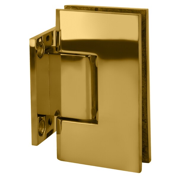 Cr Laurence Unlacquered Brass Vienna 074 Series Wall Mount Short Back Plate Hinge - V1E074ULBR